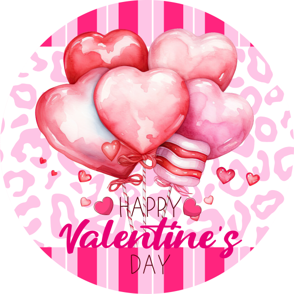 Happy Valentine s Day Heart Candy Metal Sign - Made in USA Online