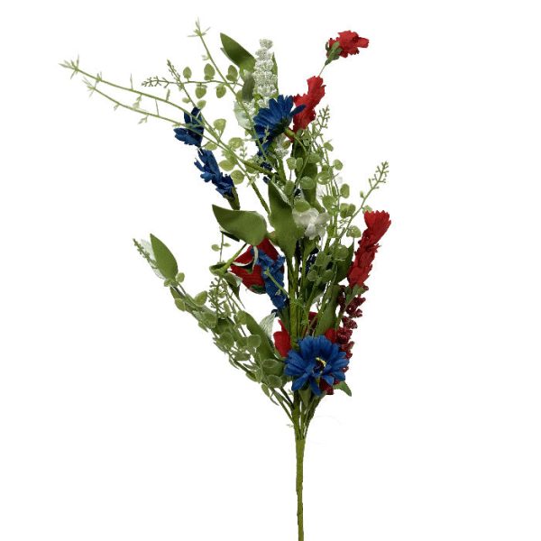 25 Inch Rose Larkspur Patriotic For Sale - Image 3