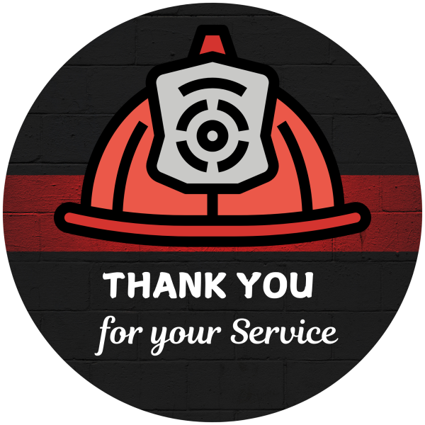 Firefighter Appreciation Metal Sign - Made in USA Discount