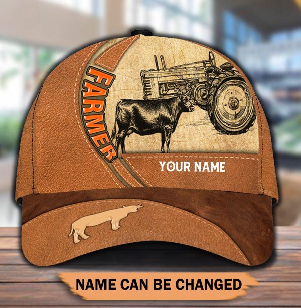 Personalized Cow Classic Cap, Personalized Gift for Farmers, Cow Lovers, Chicken Lovers - CP982PS06 Online now